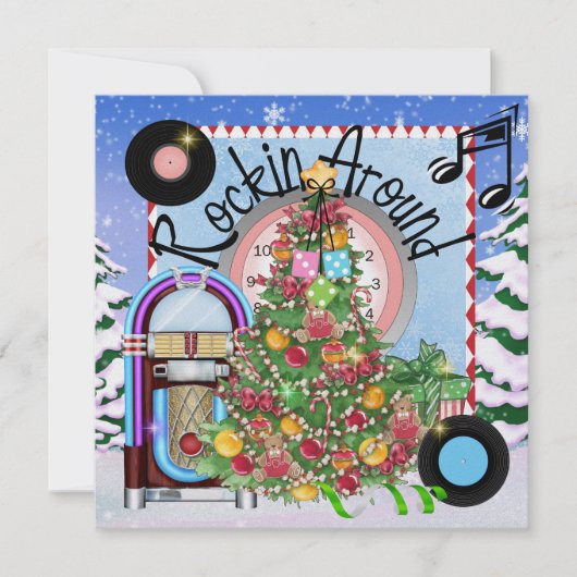 ロッキングクリスマスパーティー- SRF 招待状 (正面)