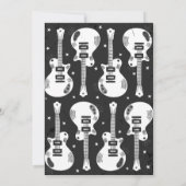 ロッキンググッドタイムロックスター誕生日招待状 招待状 (裏面)