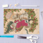 ロッキングサンタ 薄葉紙 (クラフト)