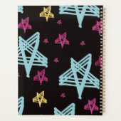 ロッキングスターピンクブルーブラック プランナー手帳 (裏面)