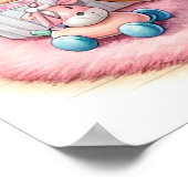 ロッキングチェアガールのキリン ポスター (角)