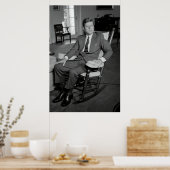 ロッキングチェアケネディ大統領1962 ポスター (キッチン)