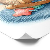 ロッキングチェアボーイのキリン ポスター (角)