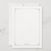 ロッキングチェア招待状 招待状 (裏面)