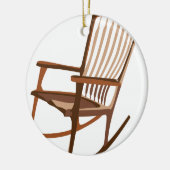 ロッキングチェア セラミックオーナメント (左)