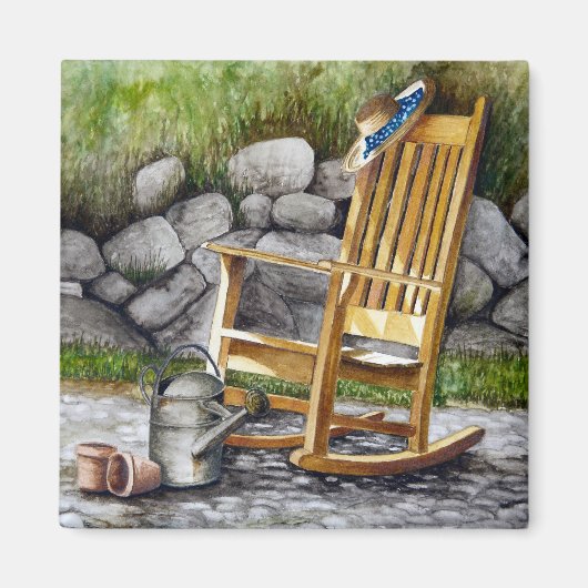 ロッキングチェア マグネット (正面)