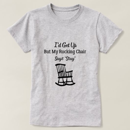 ロッキングチェア Tシャツ (デザイン正面)