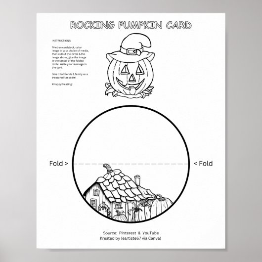ロッキングパンプキンカード ポスター (正面)