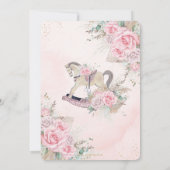 ロッキングホースお洒落パンパスグラスピンクフローラ 招待状 (裏面)