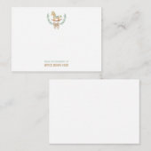 ロッキングホースから子供部屋ベビーフラットノートカード ノートカード (正面/裏面)