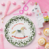 ロッキングホースくるみ割りバレエ ペーパープレート (パーティー)