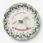 ロッキングホースくるみ割りバレエ ペーパープレート (正面)