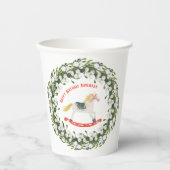 ロッキングホースくるみ割りバレエ 紙コップ (正面)