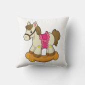 ロッキングホースとしての馬.PNG クッション (裏面)