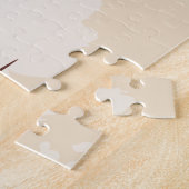 ロッキングホースに乗るテディベア ジグソーパズル (側面)