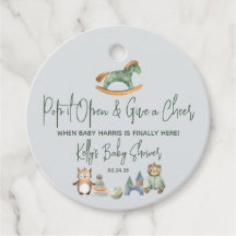 ロッキングホースのシャンパン、ワイン赤ちゃんシャワーの好意