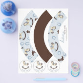 ロッキングホースの少年カップケーキラッパー2D チラシ (シングル)