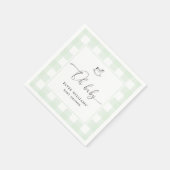 ロッキングホースグリーンジンジャムオベビー紙ナプキン スタンダードカクテルナプキン (角)