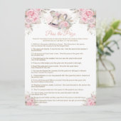 ロッキングホースピンクパンパベビープライズゲームに合格 招待状 (スタンド正面)