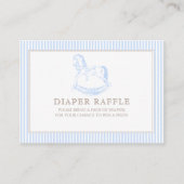 ロッキングホースブルートイレデジュイおむつラッフル エンクロージャーカード (正面)