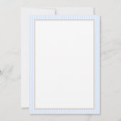 ロッキングホースブルートイレデジュイベビーシャワー 招待状 (裏面)