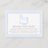 ロッキングホースブルートイレデジュウブズベビー エンクロージャーカード (正面)