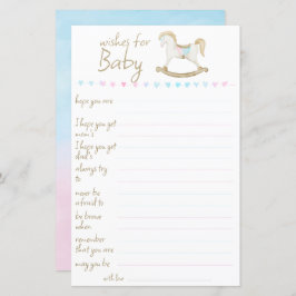 ロッキングホースブルーピンクウィズ男女兼用ベビー