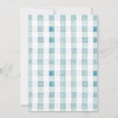 ロッキングホースブルーボーイ1st誕生日 招待状 (裏面)