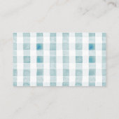 ロッキングホースブルー男の子の赤ちゃんシャワーのブックリクエスト エンクロージャーカード (裏面)