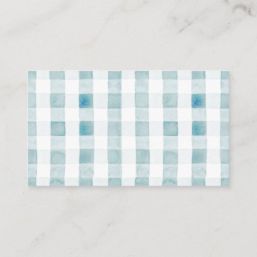 ロッキングホースブルー男の子の赤ちゃんシャワーのブックリクエスト エンクロージャーカード (裏面)