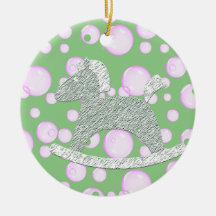 ロッキングホースベビーツリーオーナメント