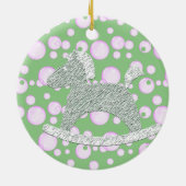 ロッキングホースベビーツリーオーナメント セラミックオーナメント (裏面)