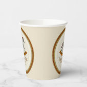 ロッキングホースベビーパーソナライズされた(Rocking Horse) 紙コップ (左)