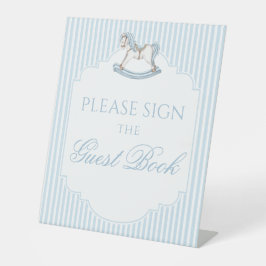 ロッキングホースベビー甘い赤ちゃんシャワー治療 台座サイン