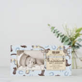 ロッキングホースボーイフォトカード2 案内状 (スタンド正面)