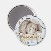 ロッキングホースボーイマグネットR マグネット (正面/裏面)