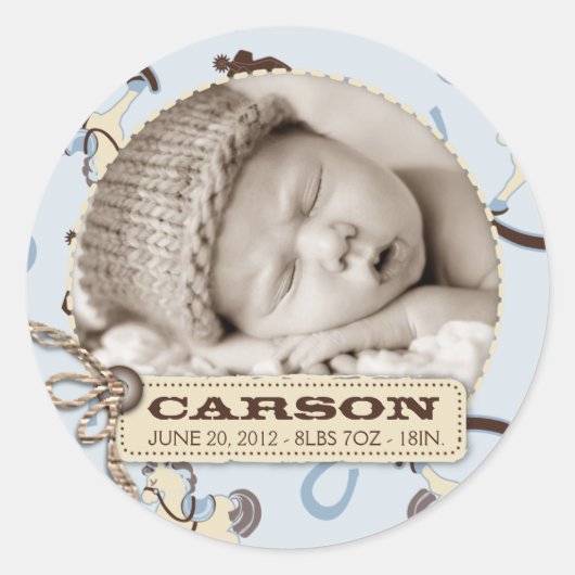 ロッキングホースボーイR ラウンドシール (正面)