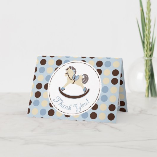 ロッキングホースボーイTYカード サンキューカード (正面)