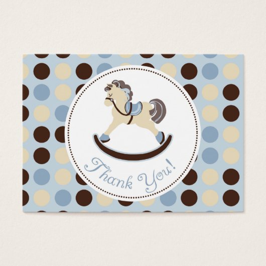 ロッキングホースボーイTYギフトラベル (正面)