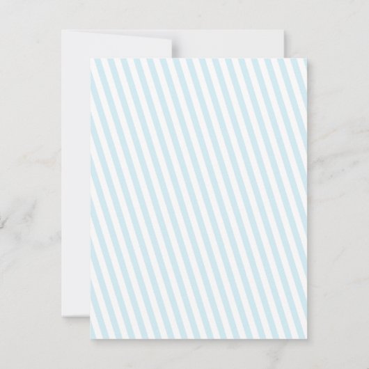 ロッキングホース上の可愛いカウボーイ子供の誕生日パーティー 招待状 (裏面)