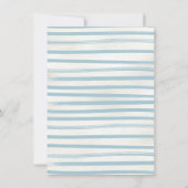 ロッキングホース小さなカウボーイ赤ちゃんシャワー 招待状 (裏面)