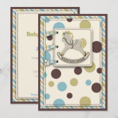 ロッキングホース招待状 招待状 (正面/裏面)