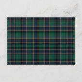 ロッキングホース格子付き赤ちゃんシャワーベビー エンクロージャーカード (裏面)