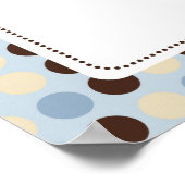 ロッキングホース誕生日バナーボーイ ポスター (角)