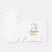 ロッキングホース赤ちゃんシャワーミニマル赤ちゃんシャワー フェイバーボックス (折り畳みなし)