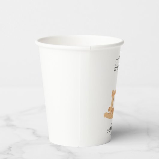 ロッキングホース赤ちゃんシャワーミニマル赤ちゃんシャワー 紙コップ (右)