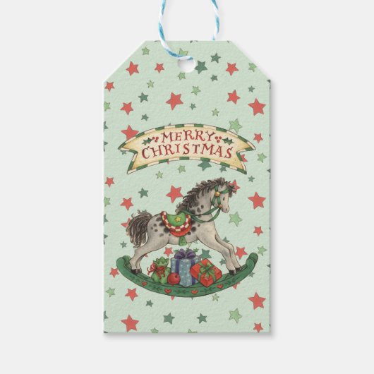 ロッキングホース ギフトタグ (正面)