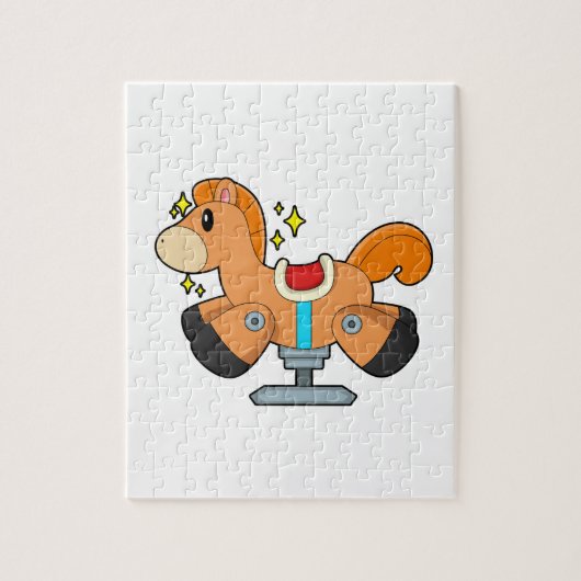 ロッキングホース ジグソーパズル (縦)