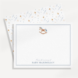 ロッキングホース，子供部屋から，サンキューカード 招待状