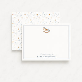 ロッキングホース，子供部屋から，サンキューカード 招待状